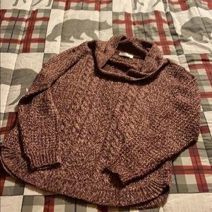 RD Style Stitch Fix Maroon Cowl Neck Sweater